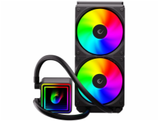 Rampage INFINITE V240 vodní chladič 240MM ARGB, teploměr, černý