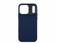 Yaxo Leather Gear Slim Case MagSafe iPhone 17 Pro tmavě modrá