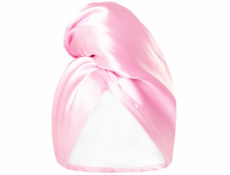 Glov Sport & Satin vlasový ručník na vlasy, super savý oboustranný turban na vlasy, růžový