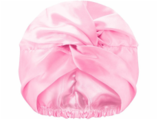 Glov Dvouvrstvá saténová spací čepice růžová
