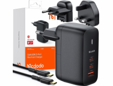 Mcdodo UNIVERZÁLNÍ NABÍJEČKA pro telefon, notebook, GAN 3.0, RYCHLÉ NABÍJENÍ, USB-C, PD, USB-A, 65W, MCDODO
