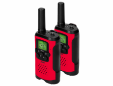 Alecto Walkie Talkie 2er Set für Kinder, 7 km Reichw., rot/schw.