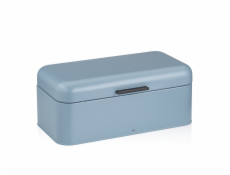 Chlebník Frisca kov, světlemodrá 42,5x22,5x17,5 cm KL-12841