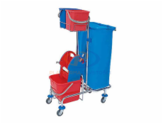 Splast Splast Roll Mop 01.20.120.KW - Pochromovaný vozík s kbelíkem 20 l s odšťavňovačem, pytel 120 l + kbelíky 2 x 6 l