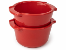 AMSCAN APPOLIA Zapékací miska červená 20 cl (2 ks)