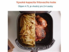BAZAR - Cosori L501 Pro 4.7L – horkovzdušná digitální fritéza - POŠKOZENÝ OBAL