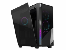 BAZAR - GIGABYTE case AORUS C500 GLASS, bez zdroje, průhledná bočnice, Mid Tower, černá - Poškozený obal (Komplet)