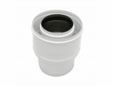 Poujoulat 80/125X60/100 TURBO DVOJSTĚNNÁ REDUKCE BÍLÁ // RSK.SX-TD80/125X60/100REDB