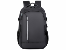Lean USB městský batoh s kapsou na notebook, reflexní, 16 l, 45 cm, LEAN