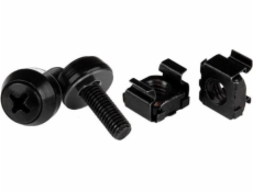 StarTech Sada šroubů/podložek/matic M5 x 12 mm - 100 sad, černá (CABSCREWM52B)