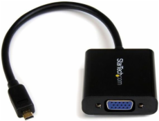 StarTech Adaptér HDMI Micro - D-Sub (VGA) AV, černý (MCHD2VGAE2)