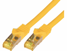 Mcab patchcord, Cat7, S-FTP, PIMF, LSZH, 20m, žlutý (3760)