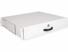 Roline Tastatureinschub 48,26cm 19Zoll 2 HE 400 T abschliessbar šedá