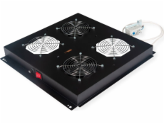 Roline ROLINE Dachluftereinheit 48,26 cm 19Zoll 2 Lufter schwarz