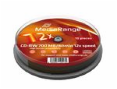 MEDIARANGE CD-RW 80 12x spindl 10pck/bal