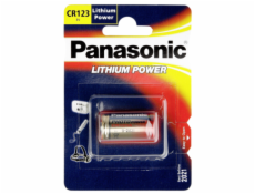 PANASONIC Lithium, Batéria, CR123, 3V, 1ks
