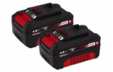 Baterie Einhell Power X-Change Twinpack 18V, 2 x 4Ah 