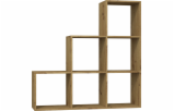 Topeshop STEP ARTISAN 3X3 living room bookcase