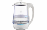 MAESTRO MR-052 Rýchlovarná sklenená kanvica, biela 1,7 l