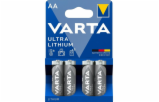 1x4 Varta Professional Lithium Mignon AA LR 6