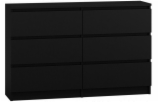 Topeshop M6 120 komoda čierna