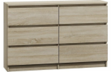 Topeshop M6 120 SON 2X3 komoda dub