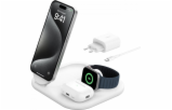 Belkin BOOST CHARGE Qi2 15w Magnetic 3in1, bílý