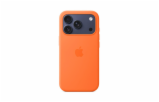 iPhone 17 Pro Silicone Case with MS – Orange