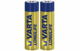 VARTA Longlife, typ AA, 14 mm, sada 4 ks Alkalická baterie 